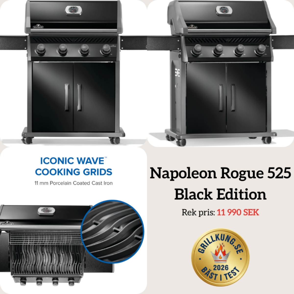 Napoleon Rogue 525 Black Edition