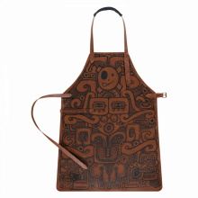 "Barbacoa" Läder Förkläde Designad av Henk Schiffmacher