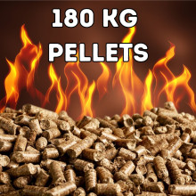 180kg Pellets (ca 22 påsar) - Trasig förpackning Blandade sorter