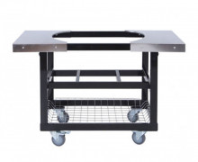 Stålbord med sidobord i rostfritt stål (LG300 & XL400)