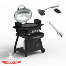 Portabel grill med tillbehör