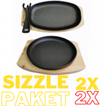 Sizzle Pan Paket, 4x