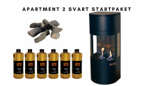 Apartment 2 svart startpaket