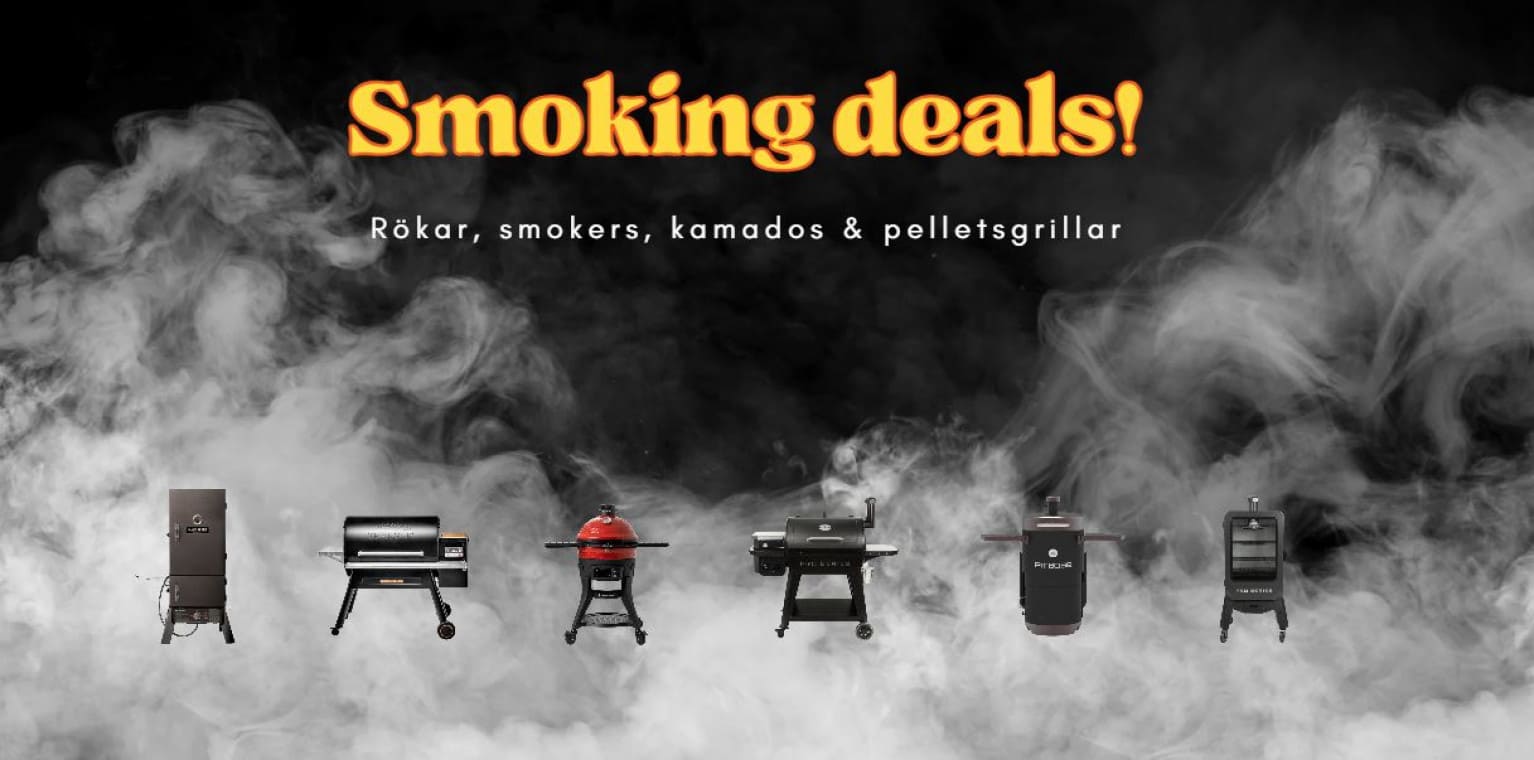 Rökar, smokers och pelletsgrillar