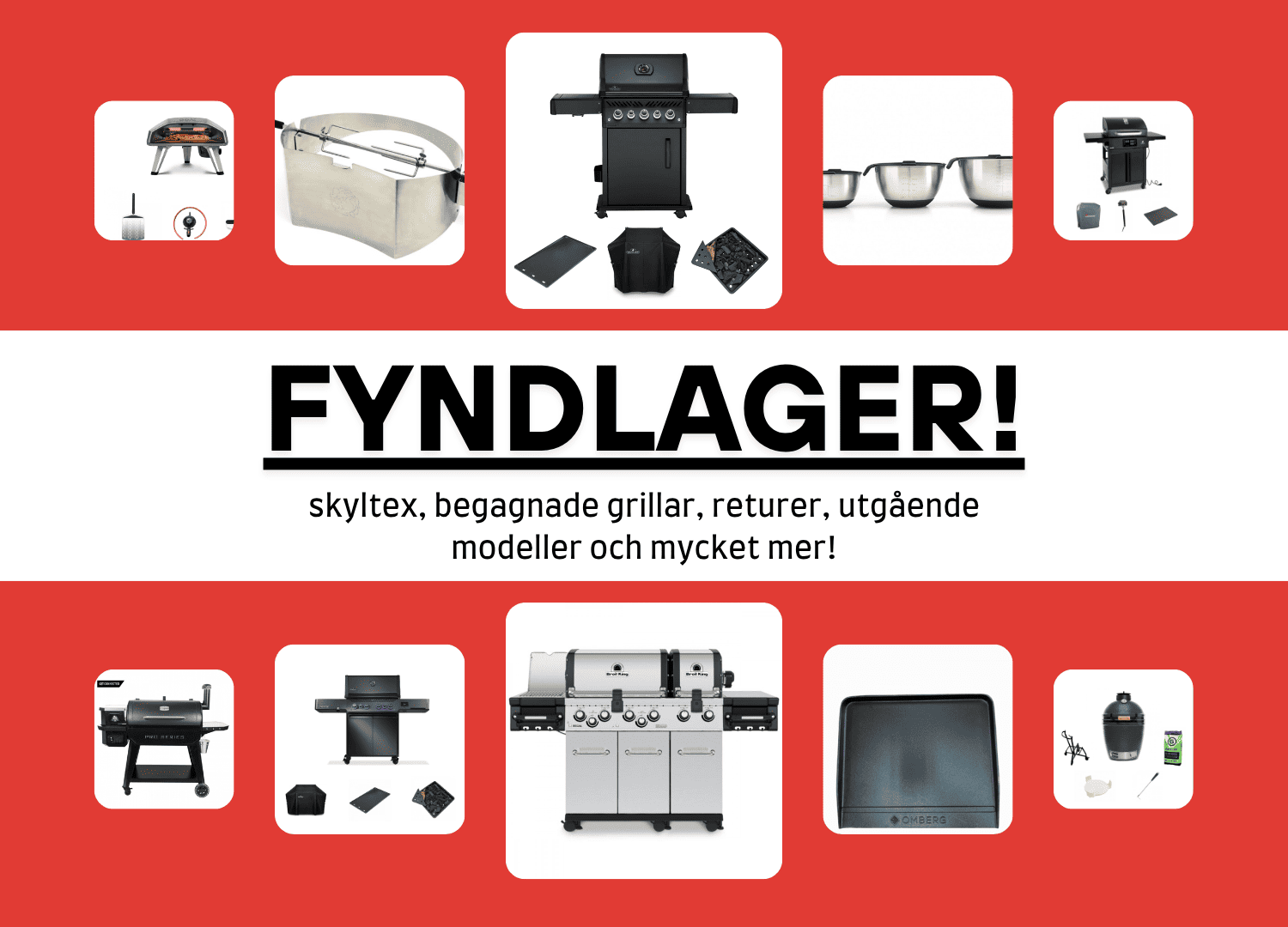 Fyndvaror till PANG-PRISER! 